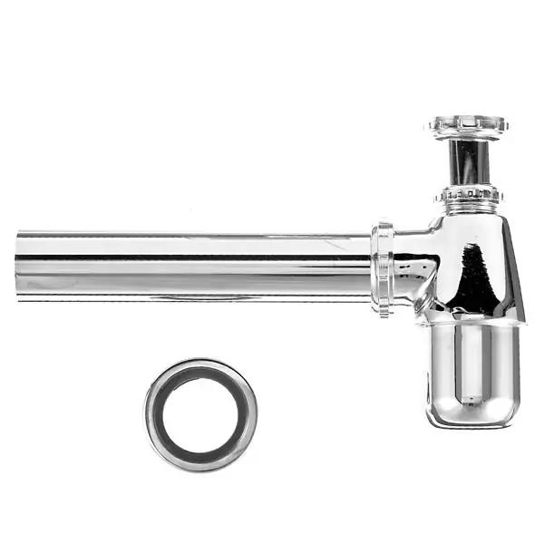 Sifão para Tanque Rígido Metal Cromado 1.1/4 12,8 cm Esteves