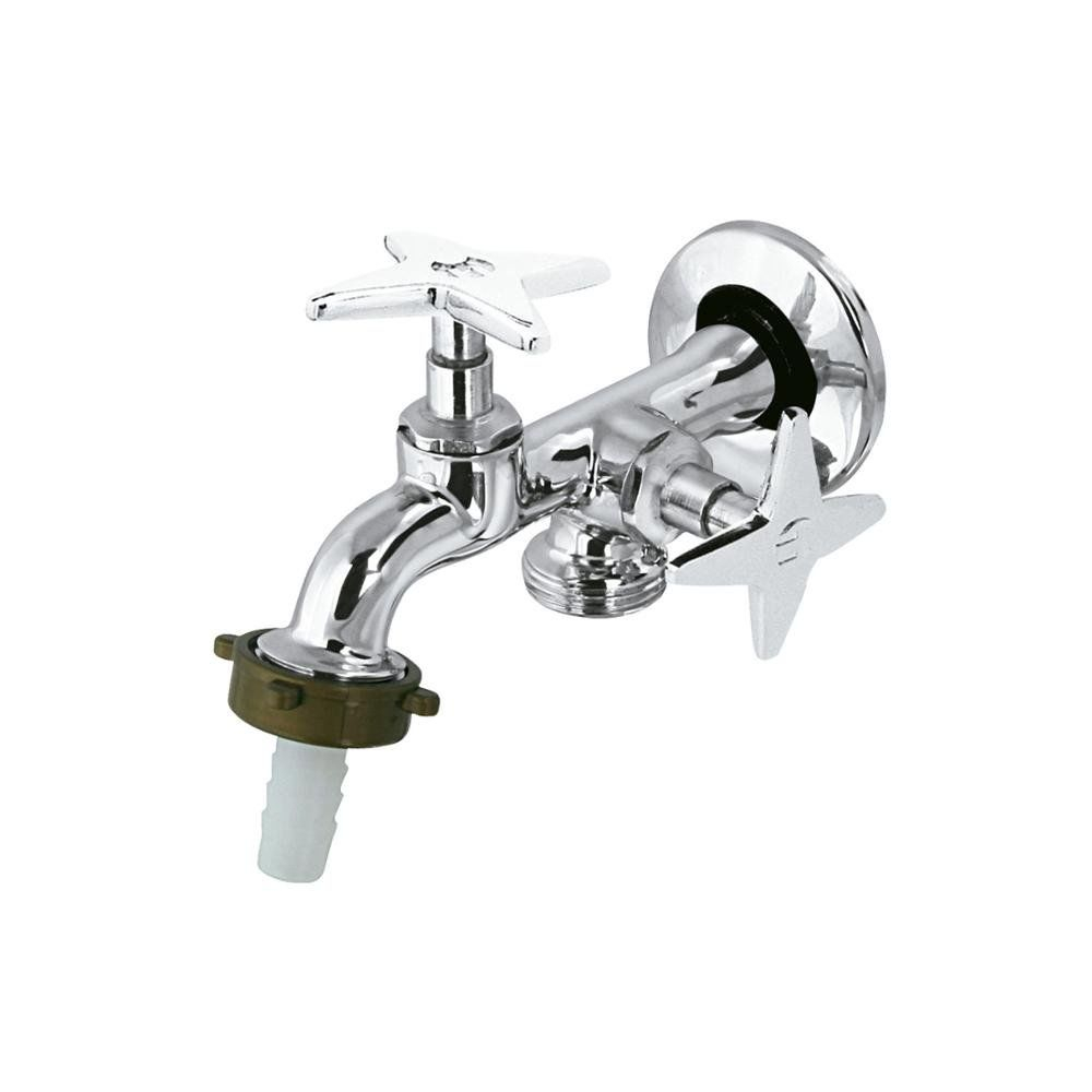 Torneira para Maquina de Lavar Eco Cromada