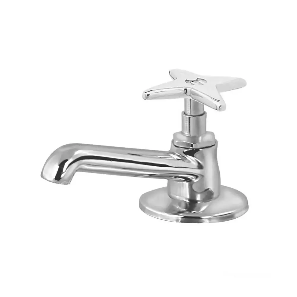 Torneira para Lavatório de Mesa Bica Baixa Eco Cromada