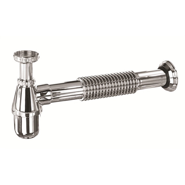 Sifão com Copo para Tanque Articulado Metal Cromado 1.1/4 30cm Esteves