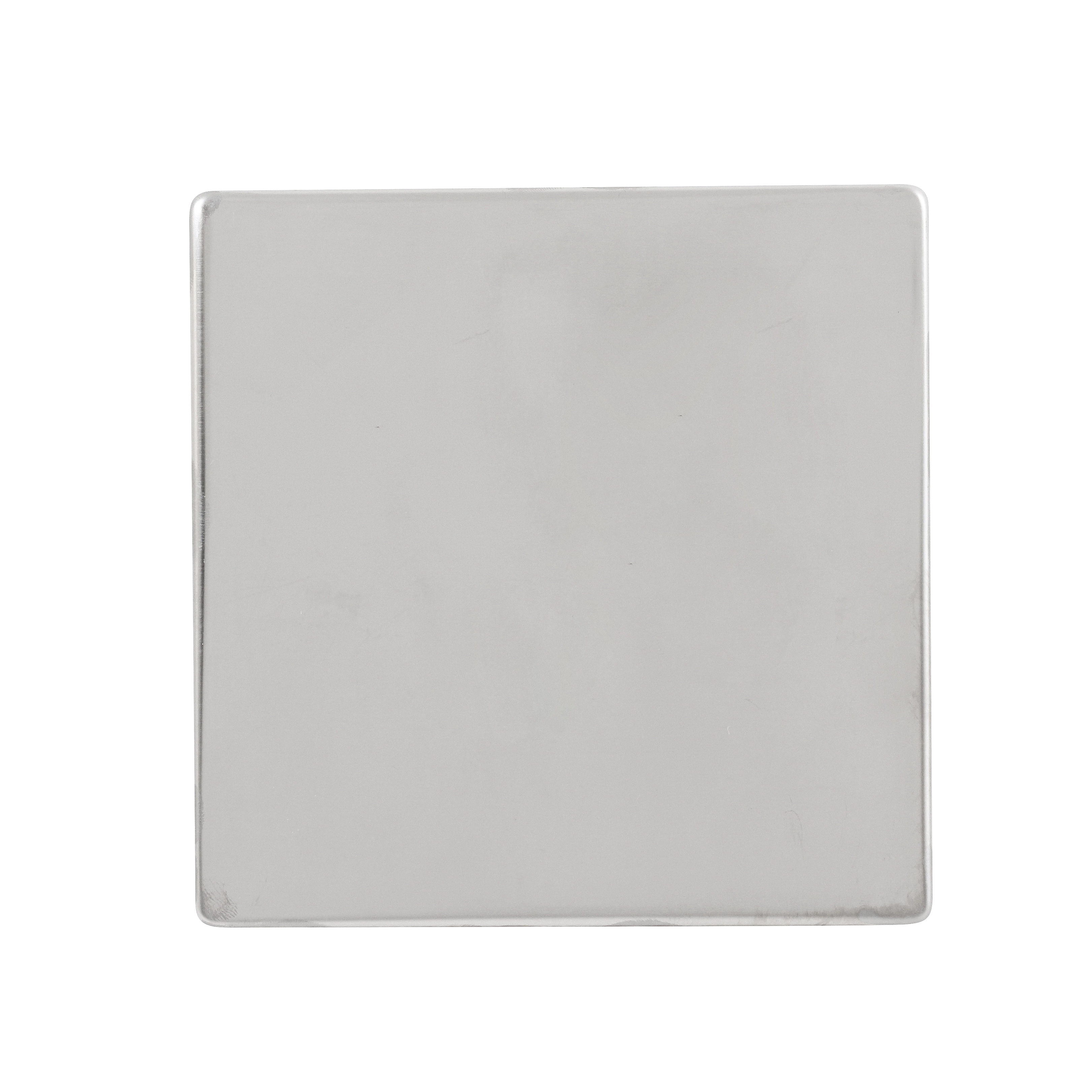 Tampa Cega Quadrada Grande Inox 304 Cromada Equation