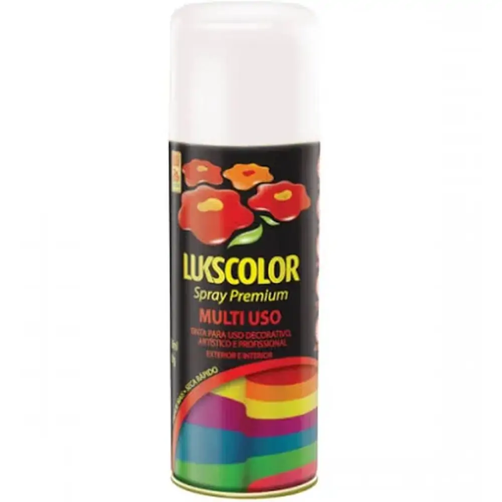 Spray Lukscolor Branco Brilhante
