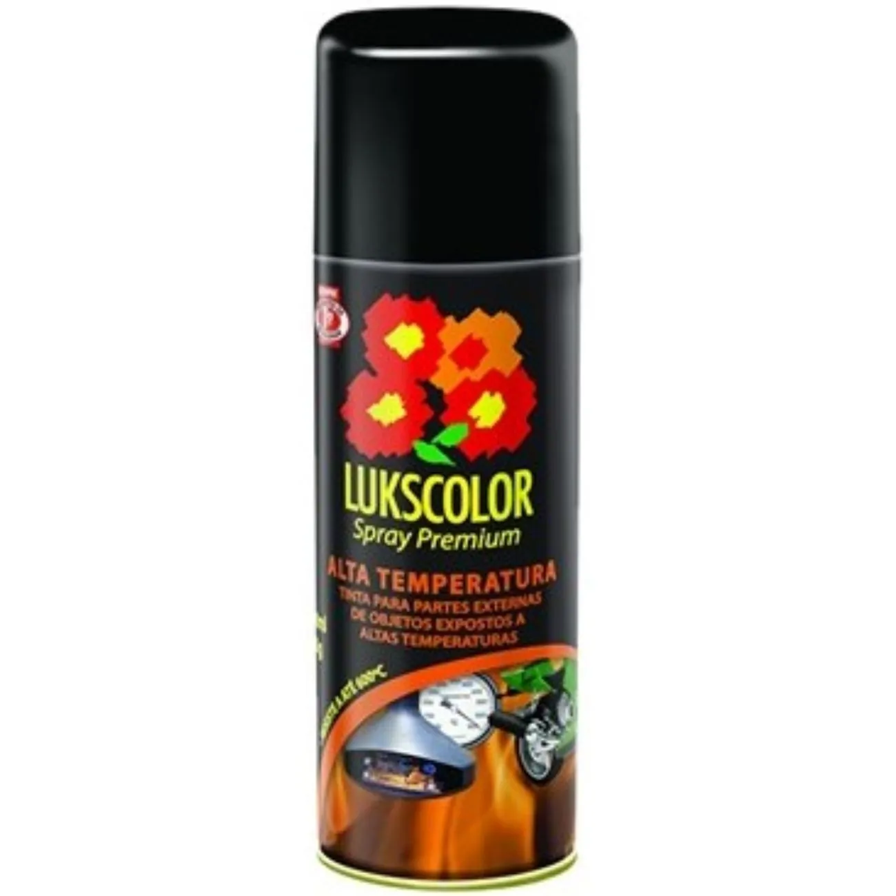 Lukscolor Spray Prem. Alta Temp. Aluminio