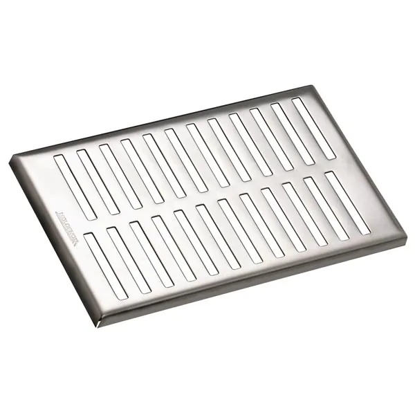 Ralo Linear Pequeno Aço Inox 15cm Moldenox