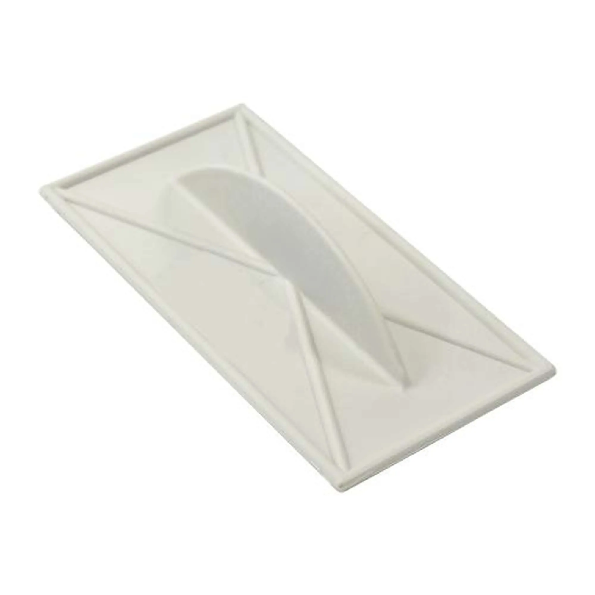 Desempenadeira Plástica Lisa 8x16cm Para Grafiato - Texturização De Superfícies