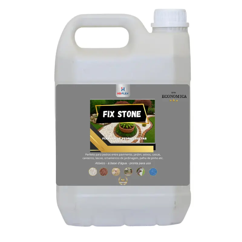 Fix Stone Econômico 5 L Hd Flex – Verniz Impermeável Para Pedras Soltas