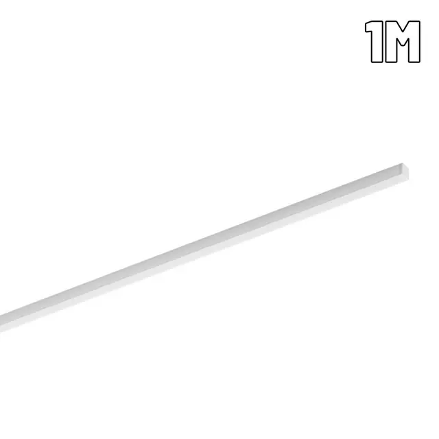 Perfil De Led 10mm Sobrepor Branco 1m Sem Led