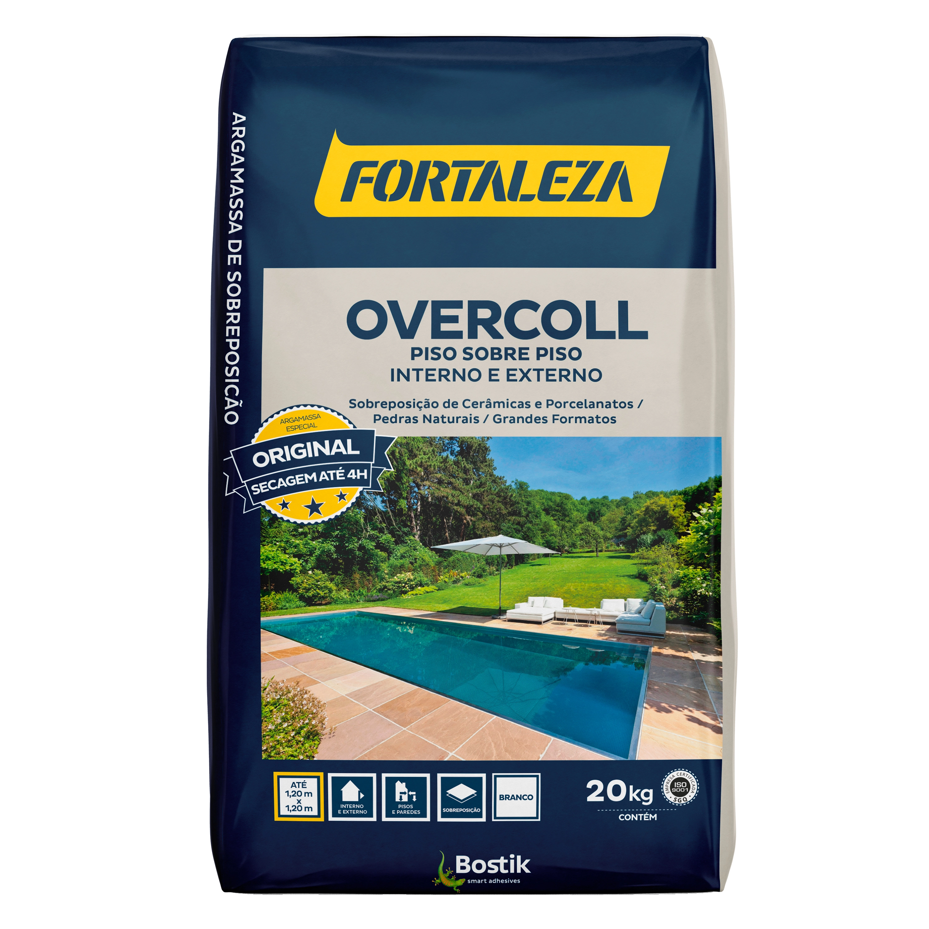 Argamassa Overcoll Secagem Rápida 20kg Branca