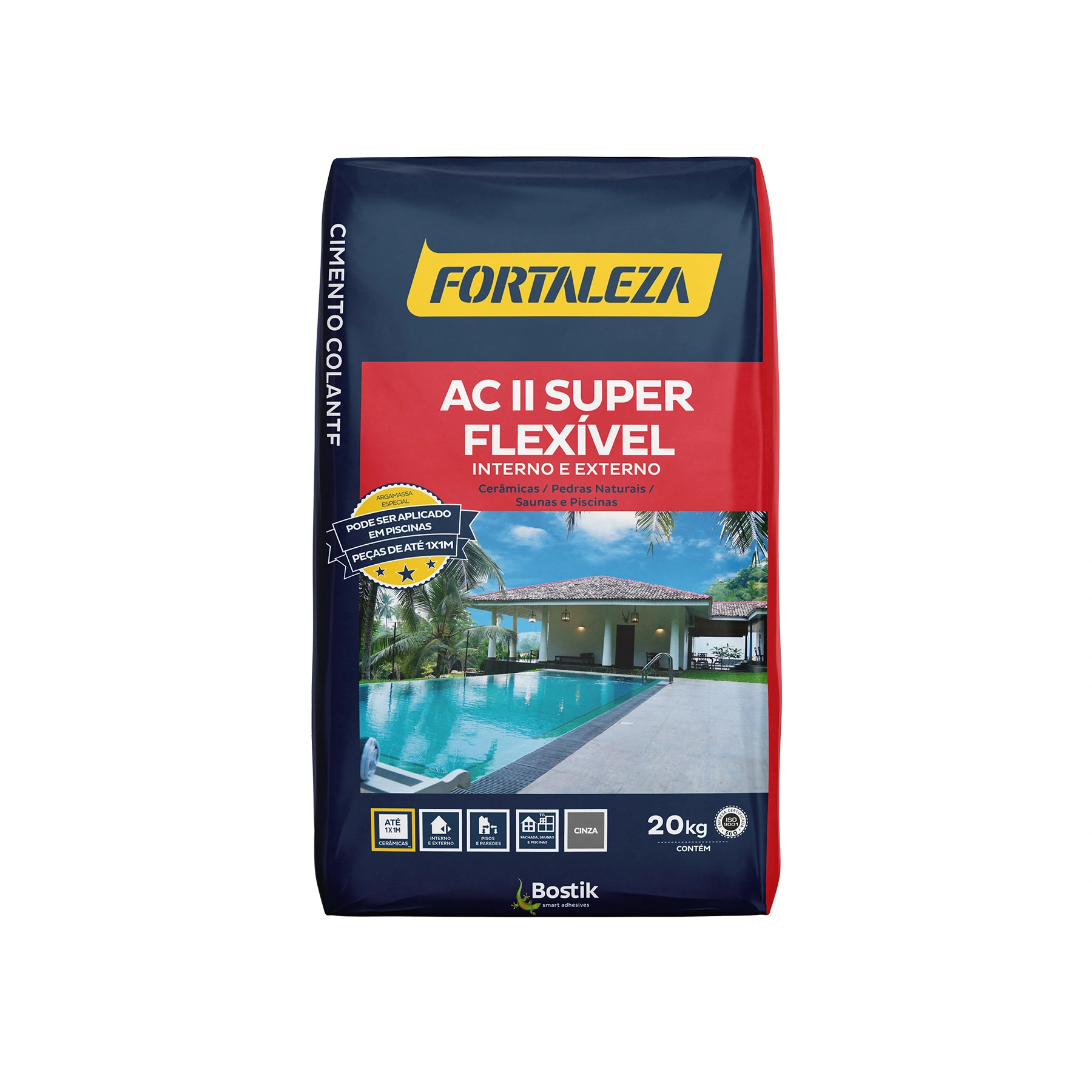 Argamassa Flexível para Assentamento Interno E Externo 20kg Cinza