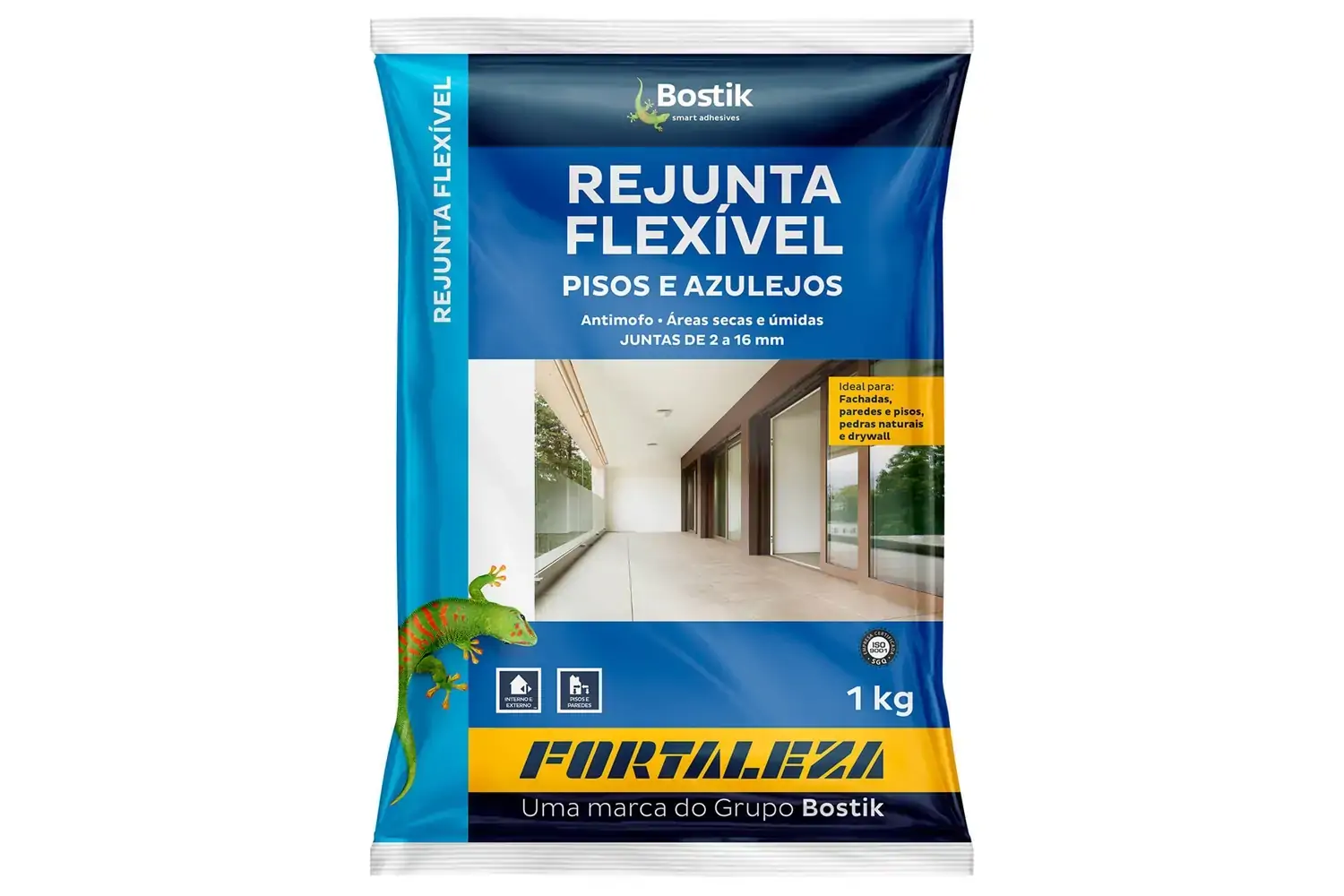 Rejunte Flexivel, Cinza, 1 Kg