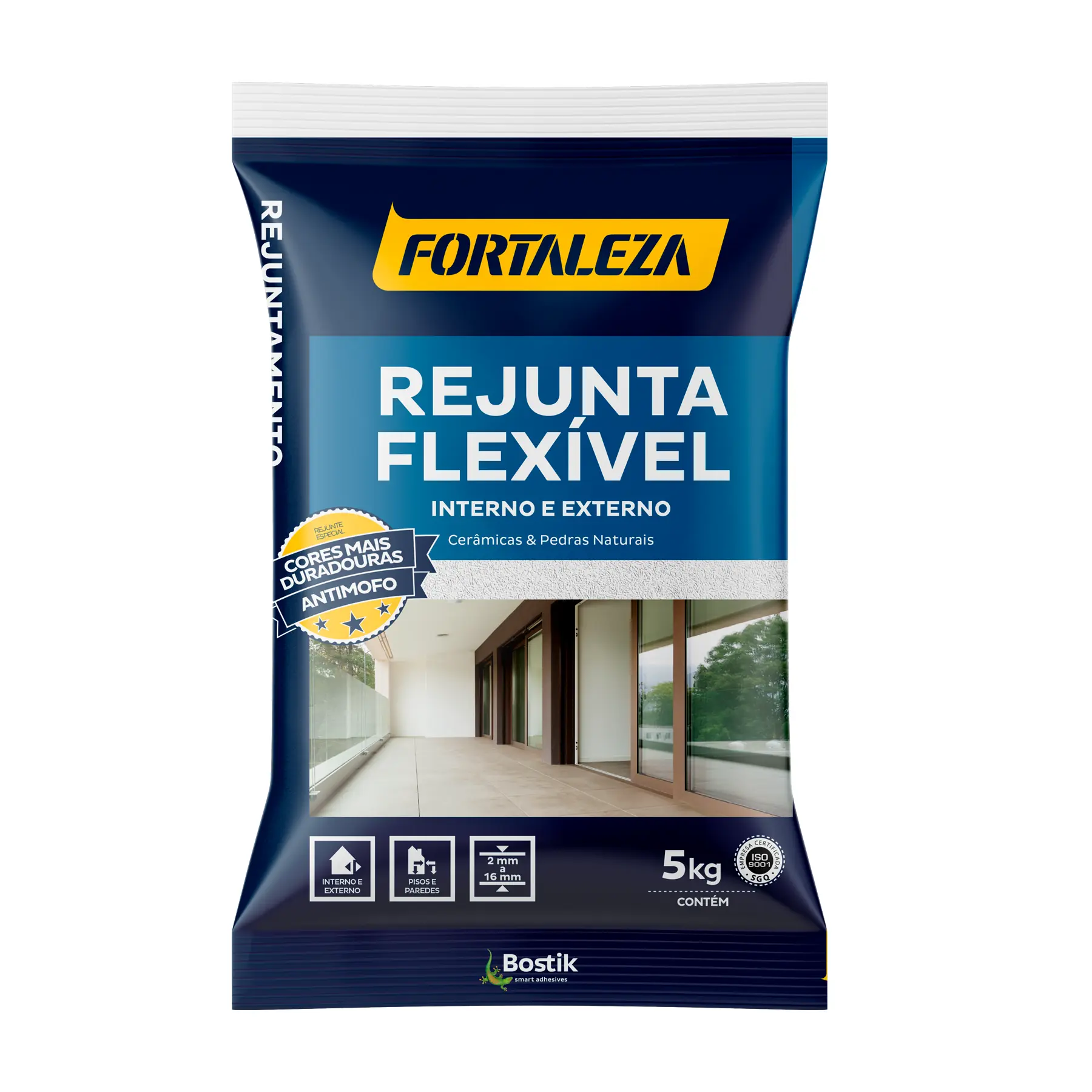 Rejunte Fortaleza Flexivel Pret 110 5kg