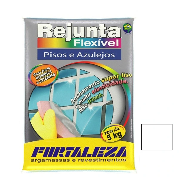 Rejunte Flexível 1mm a 16mm 5kg Branco