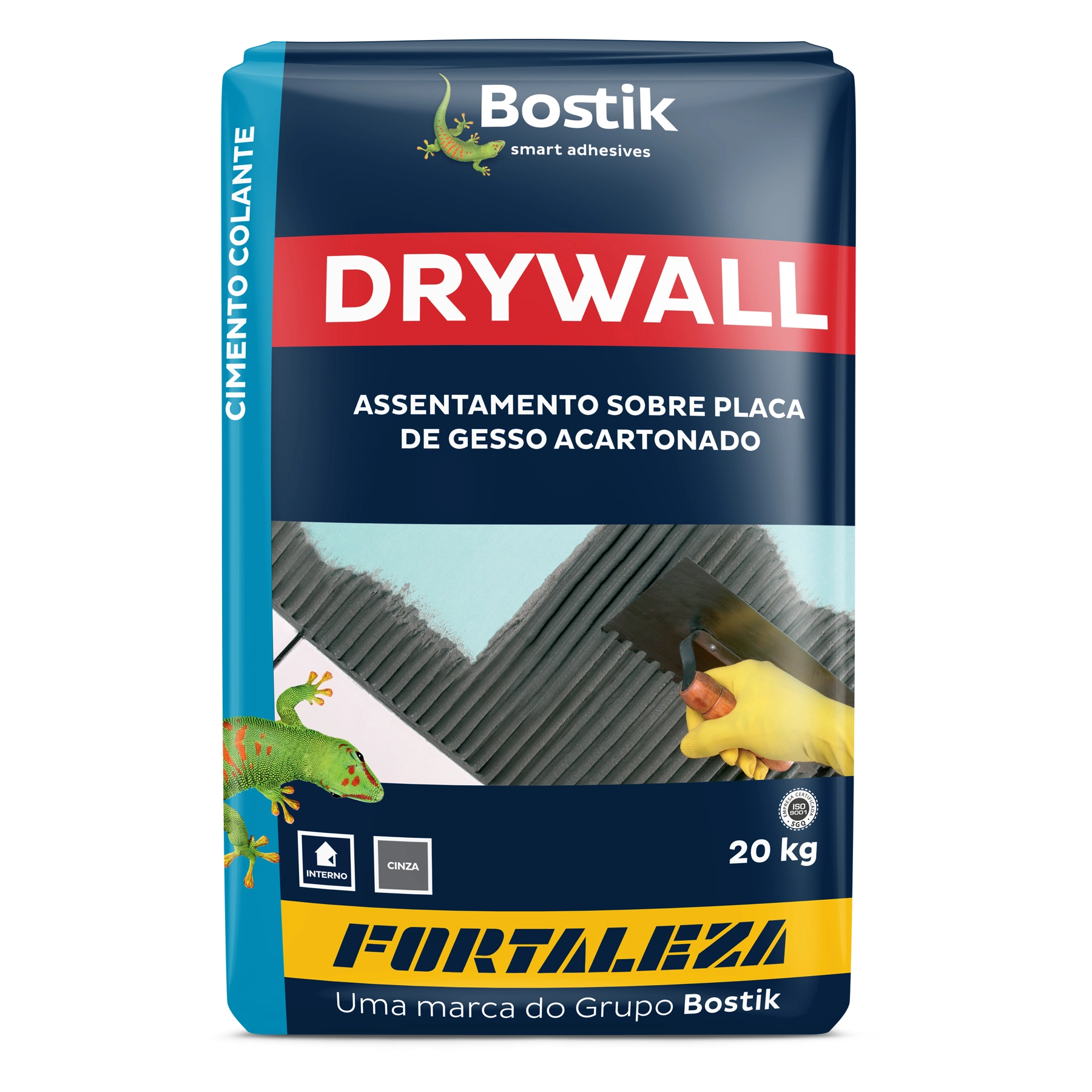 Argamassa Drywall Interno 20kg Cinza Fortaleza