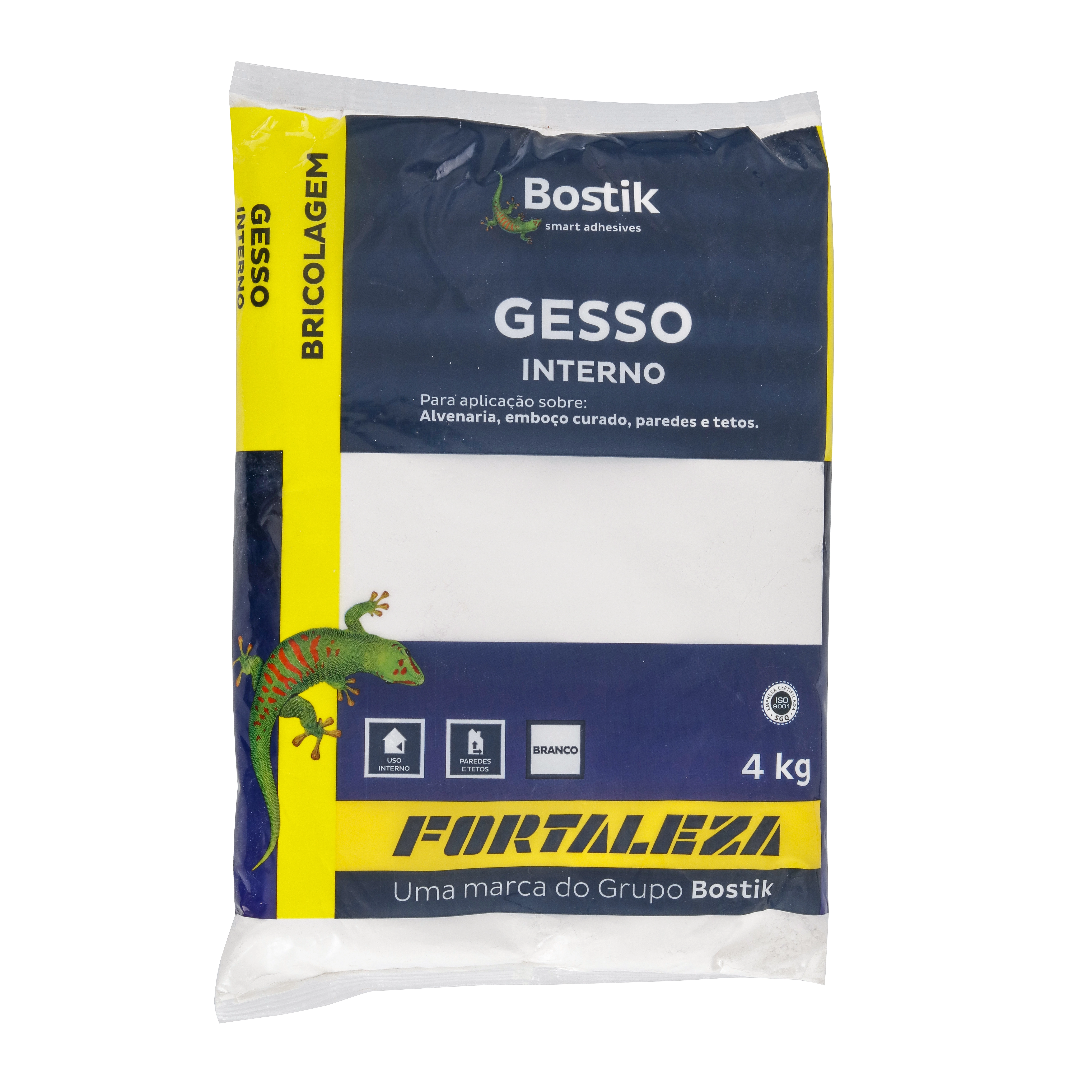 Gesso em Pó Secagem Rápida 4kg Branco