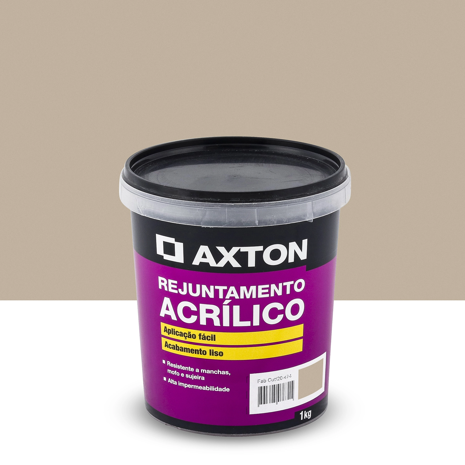Rejunte Acrílico Camurça 1 Kg Axton