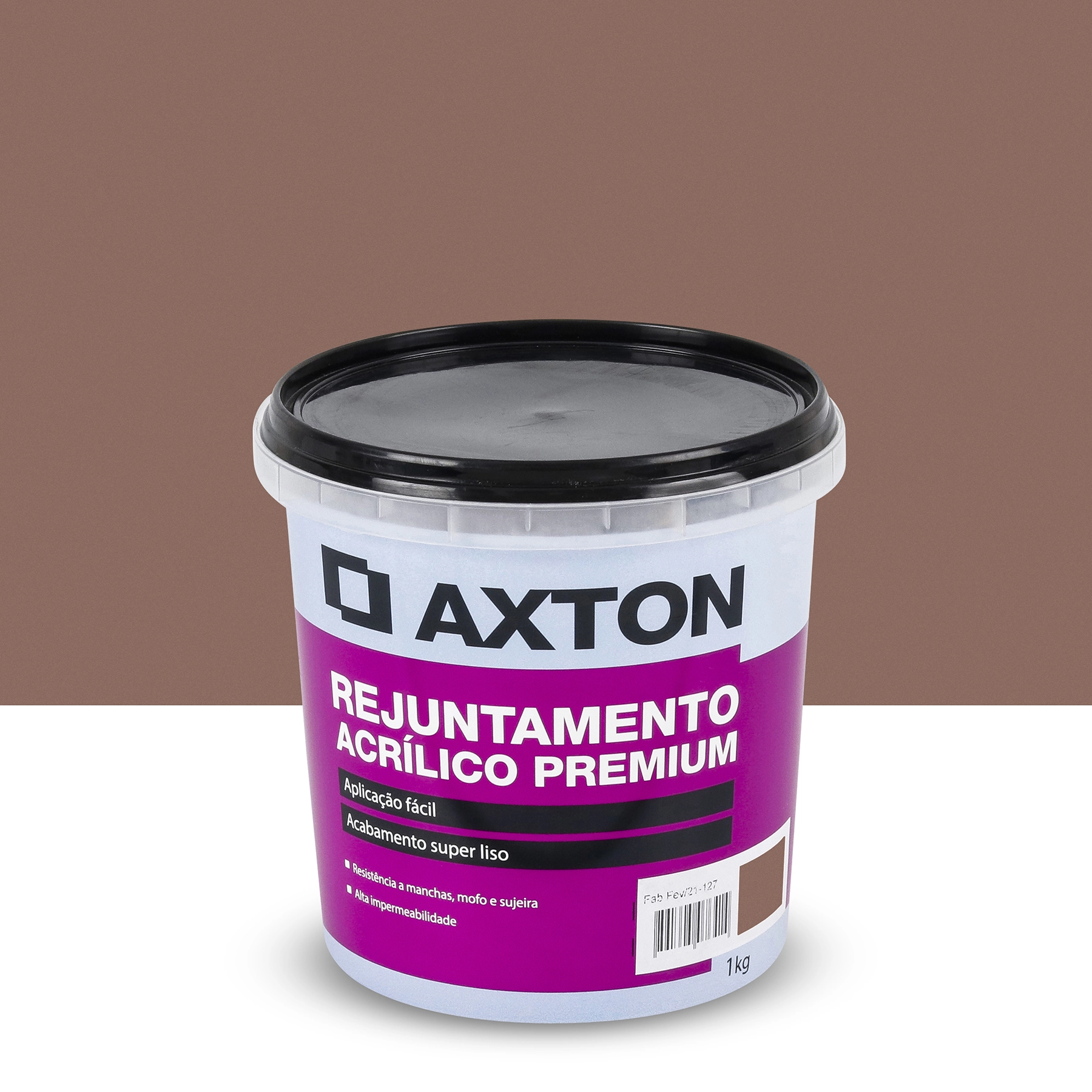 Rejunte Acrílico Premium Imbuia 1 Kg Axton