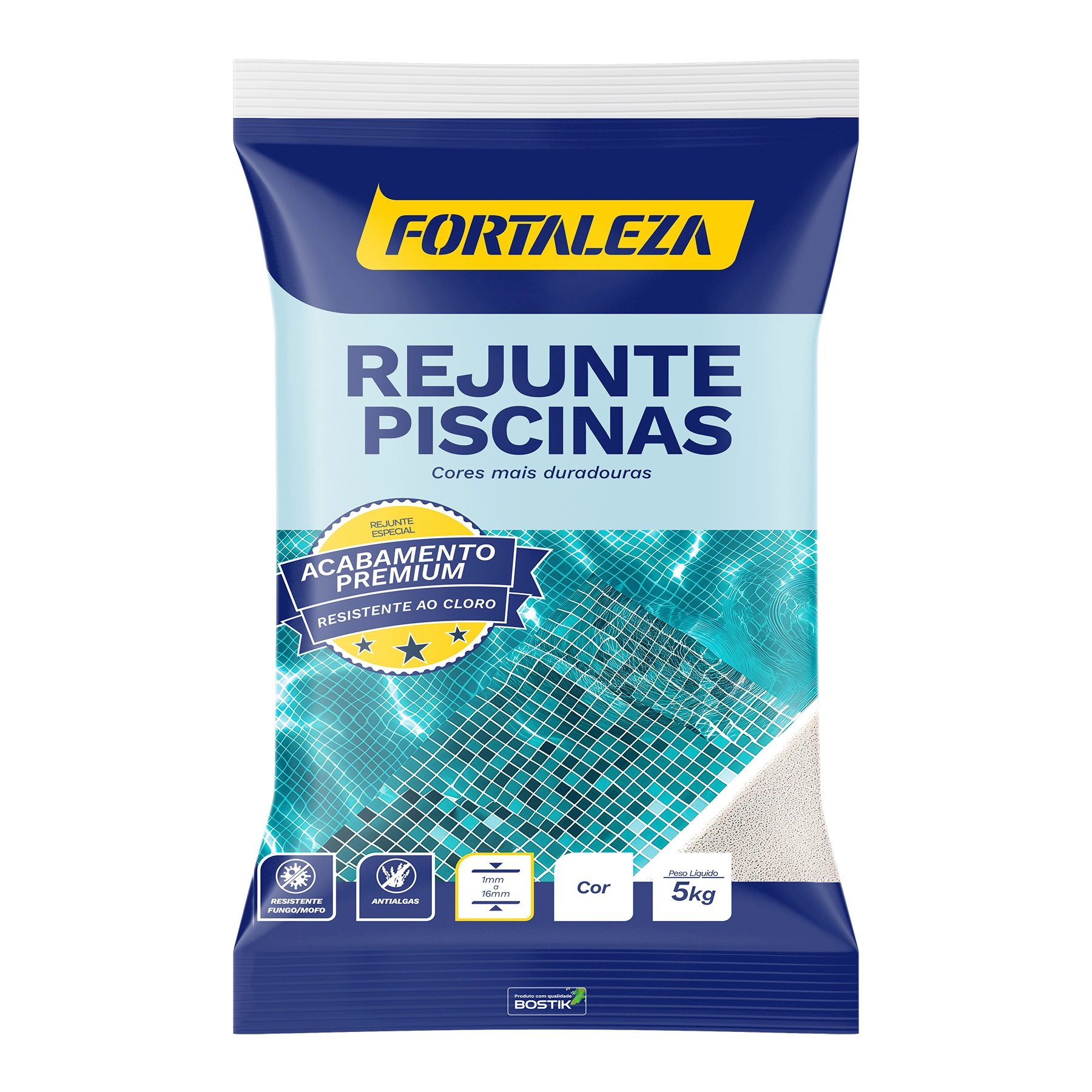 Rejunte de Piscina Verde Oasis 5kg Fortaleza