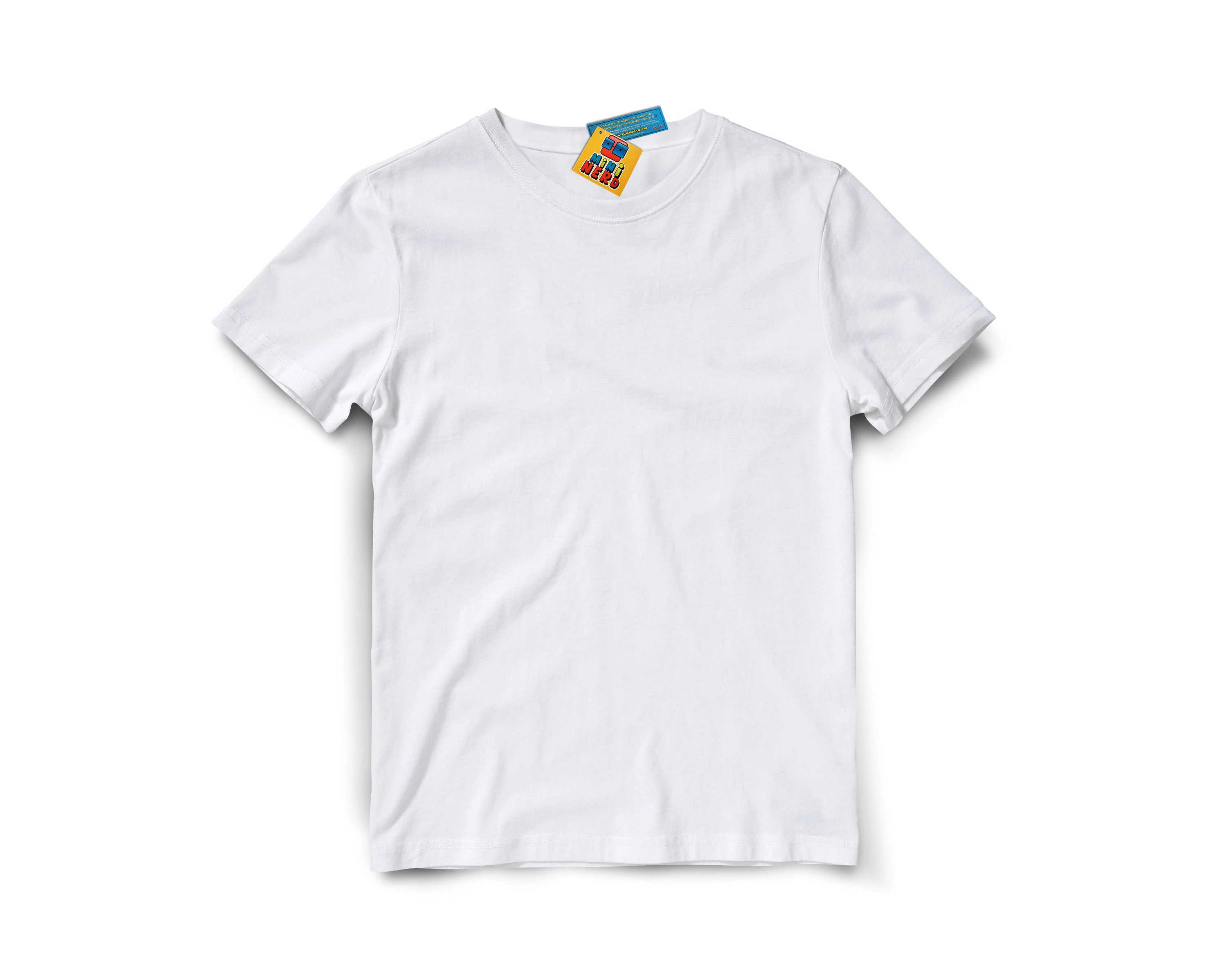 Camiseta Branca Personalizada Mini Nerd