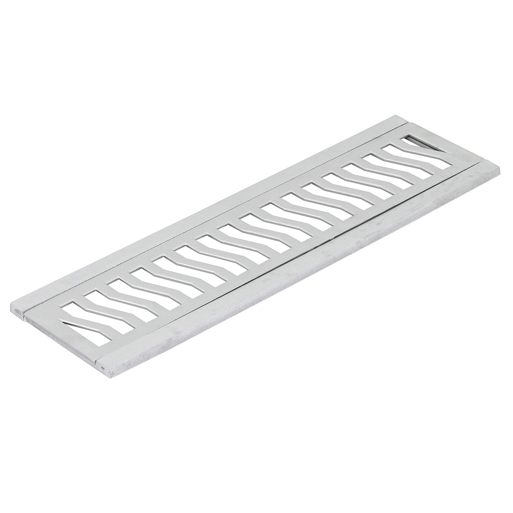 Grelha para Captação de Água Retangular Externa Alumínio 15x50 Elegance Equation