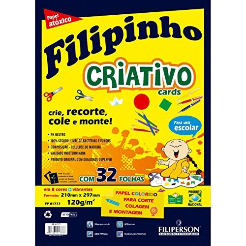 Bloco Para Educação Artística Filiperson, Multicor