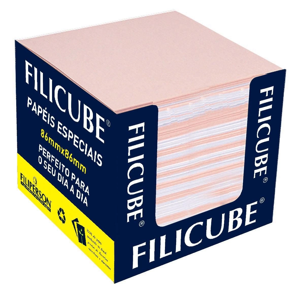 Bloco Lembrete Filiperson 8x8cm Cores