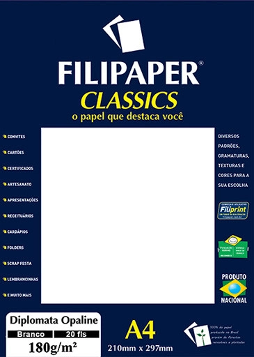 Papel Filipaper Clas A4 Diplom