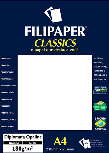 Filipaper Diplomata /m A4 50 Pacote