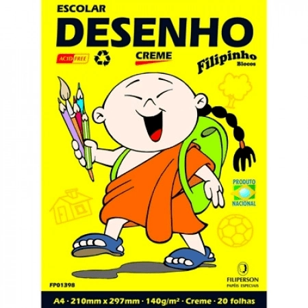 Cd Desenho Cre A4 140gr 20fls 1398 Filiperson