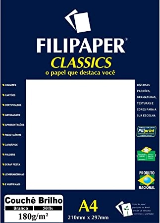 Filipaper Class Couche Brc Brilh A4 120gr 50fls 2209
