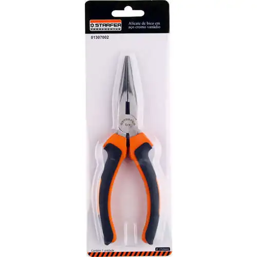 Alicate De Bico Cromo Vanádio Starfer Pvc 6 Pol.