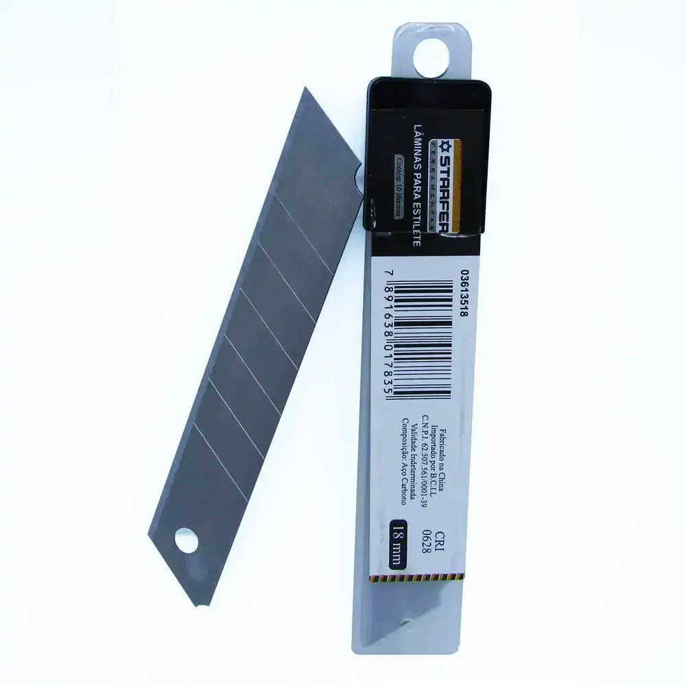 Lamina P/ Estilete 18mm C/ 10 Starfer