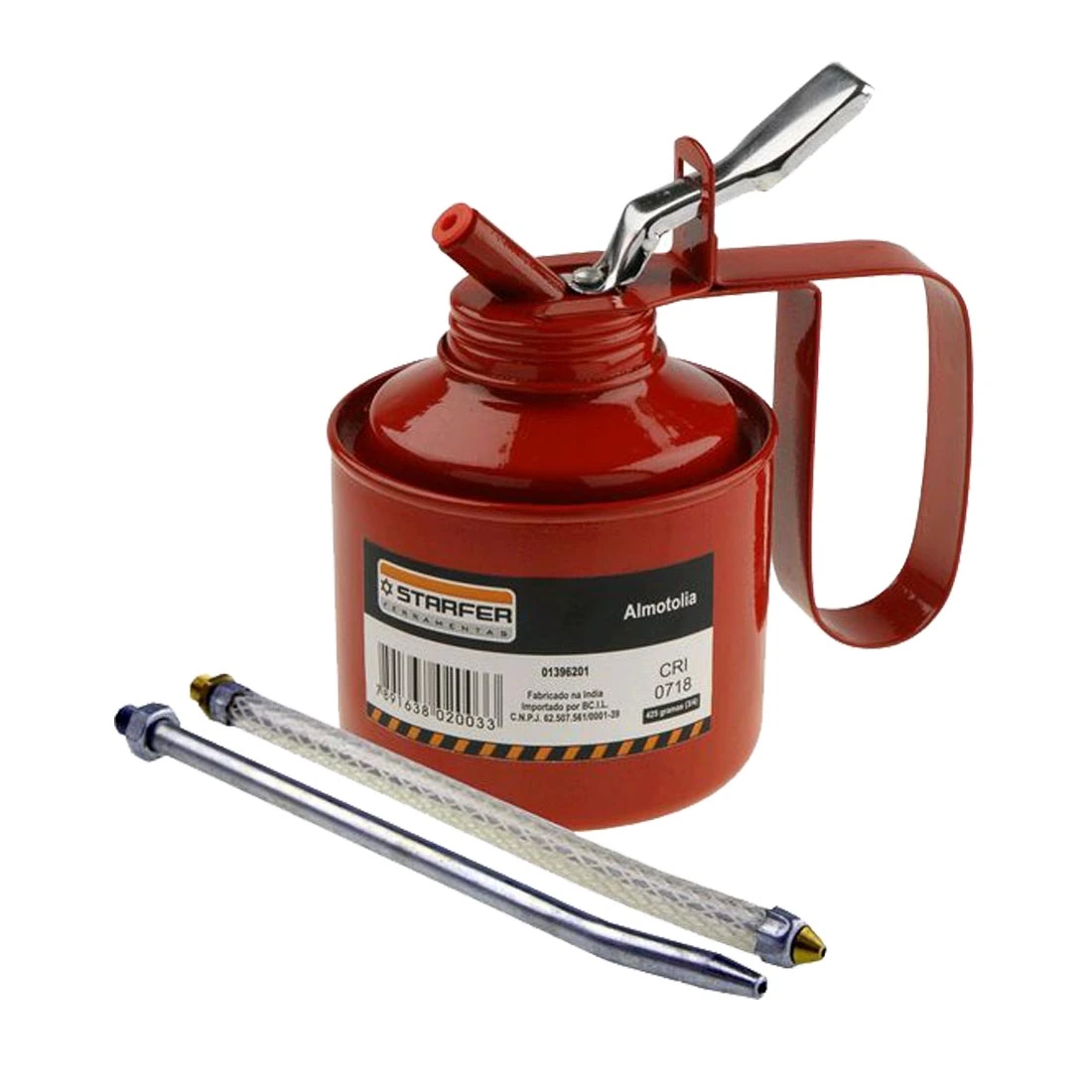 Almotolia Gatilho Chapa 570g 1 Polegadas 2 Bicos Starfer