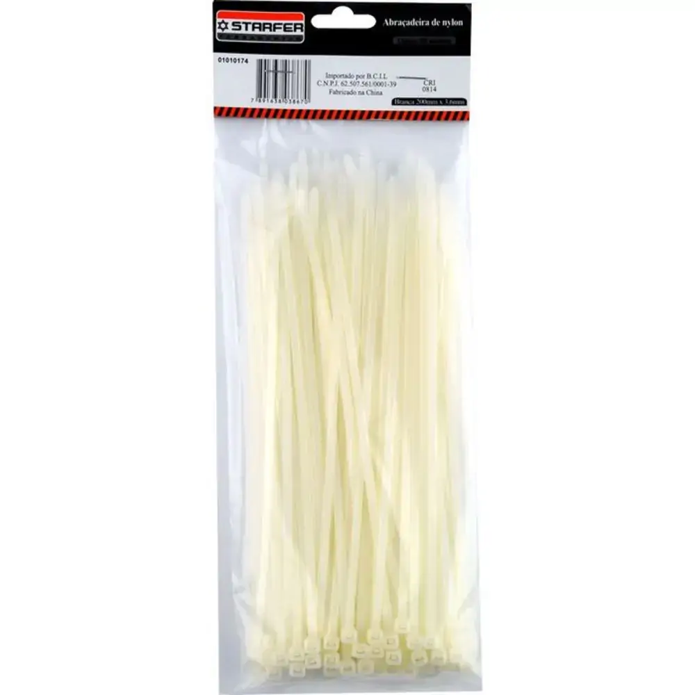 Abracadeira Nylon 140 X 3,6 C/100