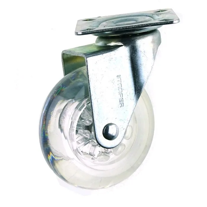 Rodízio Giratório Silicone 75mm Roda Rodinha Móvel - Starfer