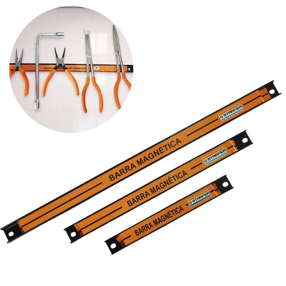 Conjunto De Barras Magnéticas 3 Peças Para Ferramentas 20, 30 E 45cm - Starfer