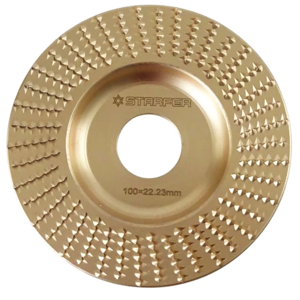 Disco De Aço Reto Para Desbastar Madeira 100mm - Starfer