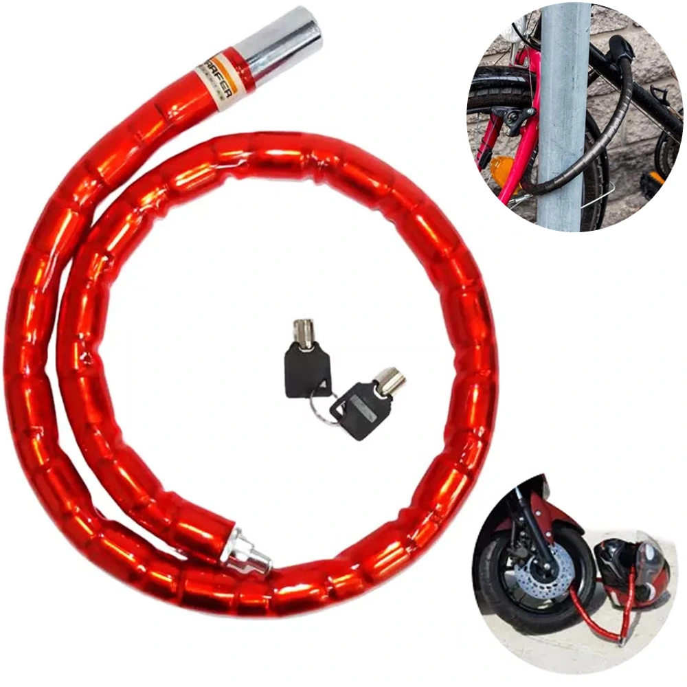 Cadeado Para Motocicleta Com Chave Tubular 1,0x24mm - Starfer