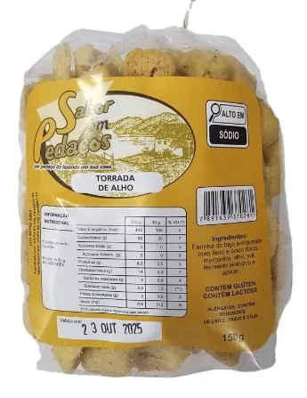 Bisc Sabor Em Pedacos Torrada De Alho 150g