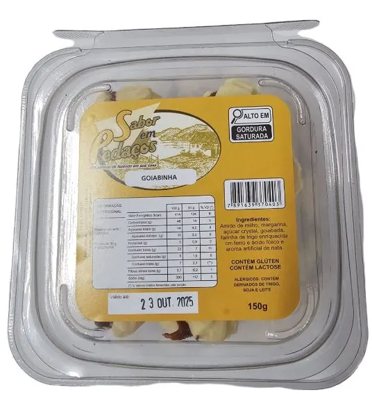 Bisc Sabor Em Pedacos Goiabinha 150g