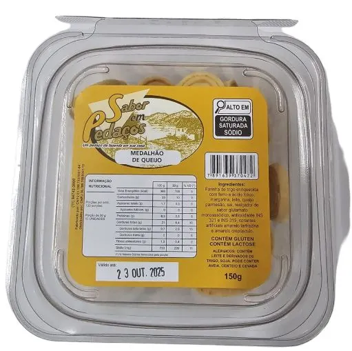 Bisc Sabor Em Pedacos Medalhao De Queijo 150g