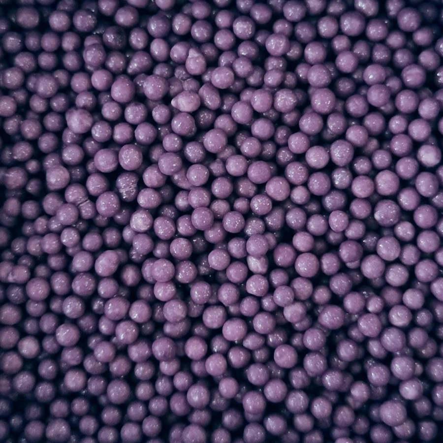 Pérola De Açucar Pequena Cor Lilás 60g