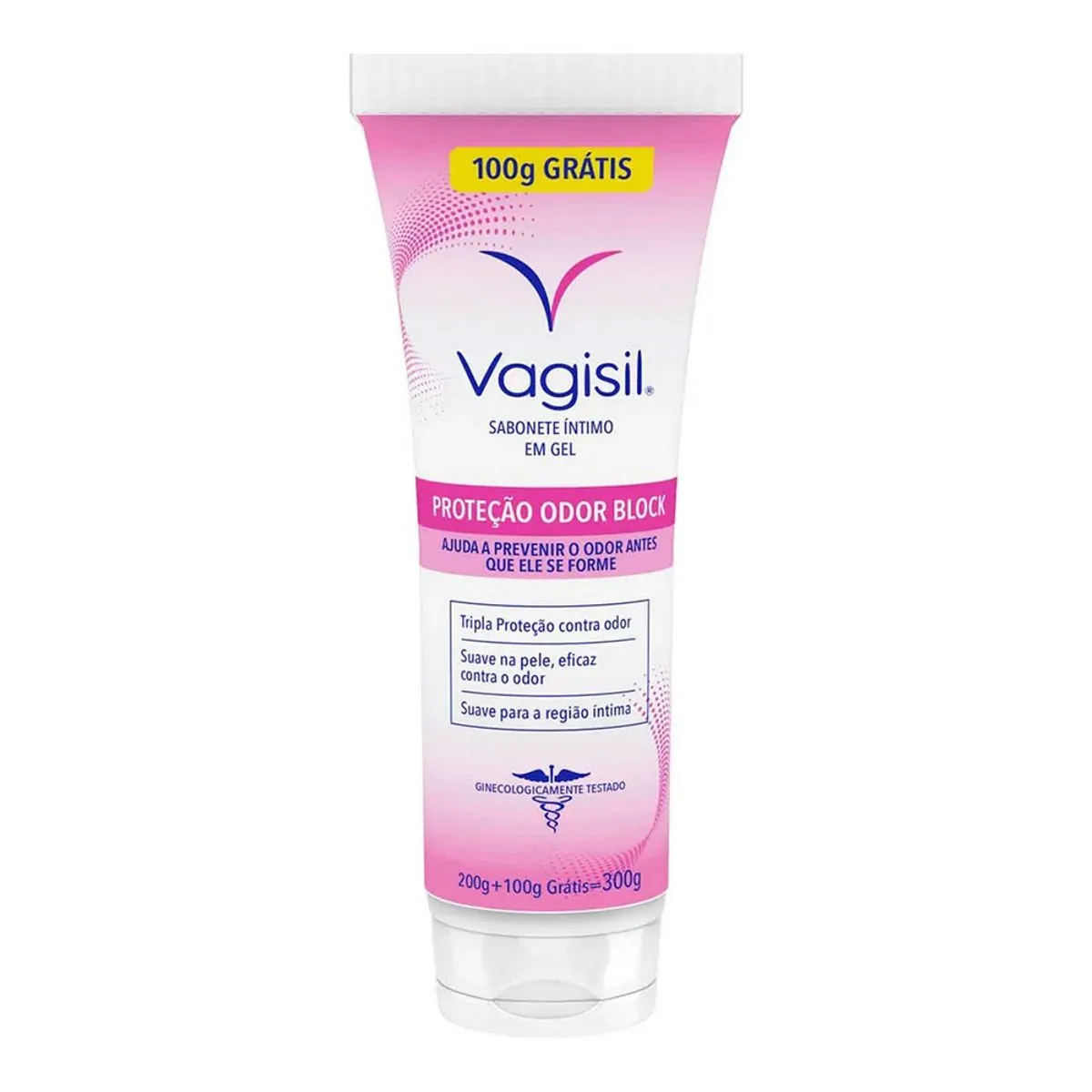 Sabonete Gel íntimo Vagisil Odor Block Bisnaga 300g Grátis 100g