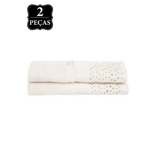 Jg Toalhas Buddemeyer 2pc Lavabo Princess Cor 1675