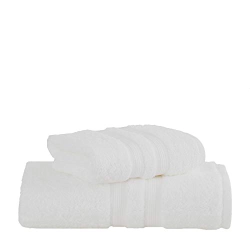 Jg.toalhas Buddemeyer 2pcs Alg.egipcio 1011 Branco