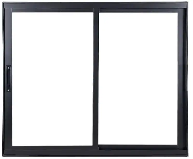 Vitro De Aluminio 2 Folhas Sem Grade Linha Premium Preto