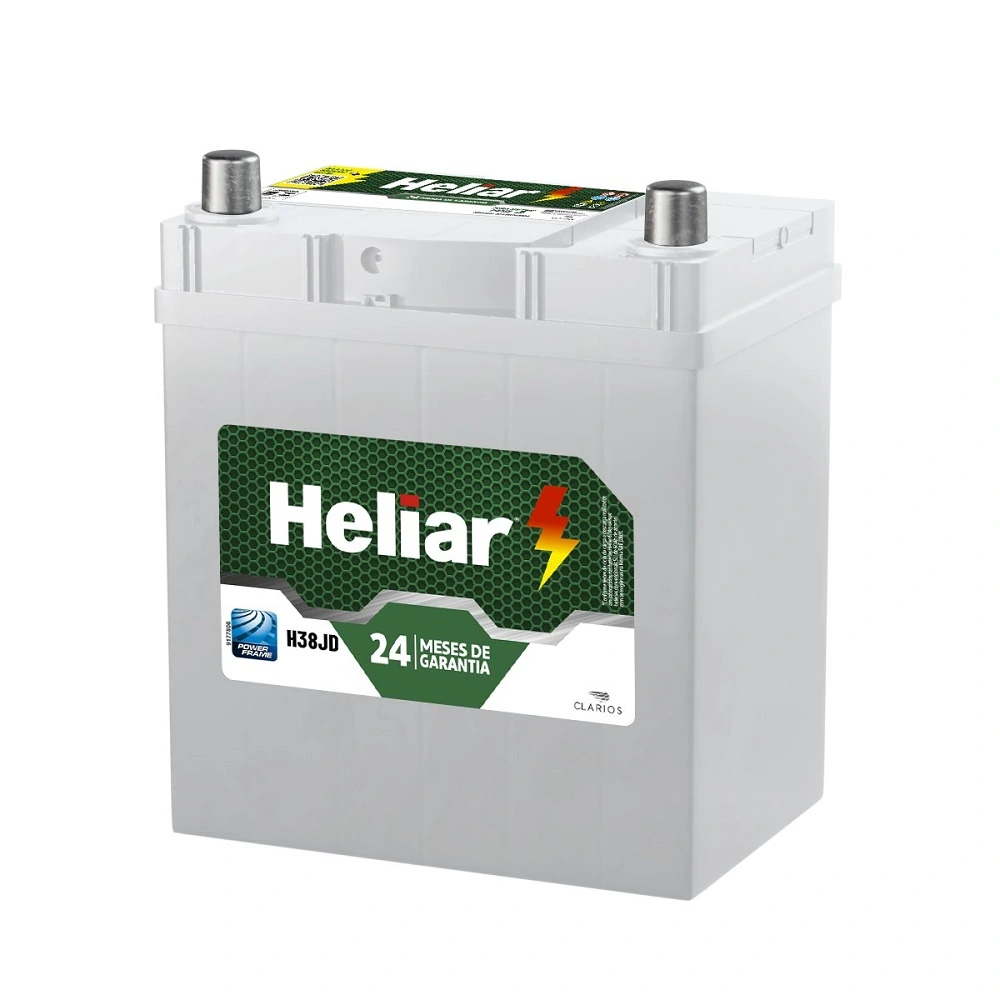 Bateria 38Ah Polo Lado Direito - HELIAR H38JD