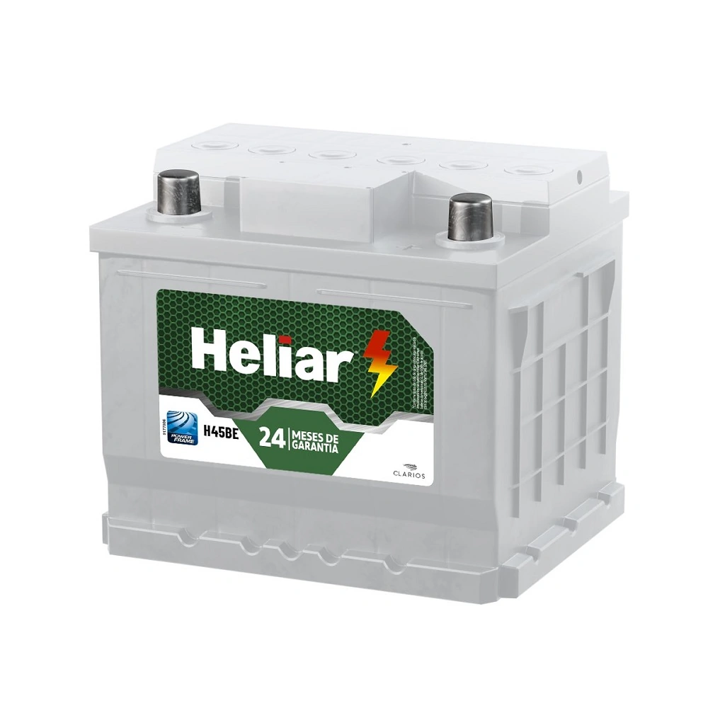 Bateria 45Ah Polo Lado Esquerdo - HELIAR H45BE