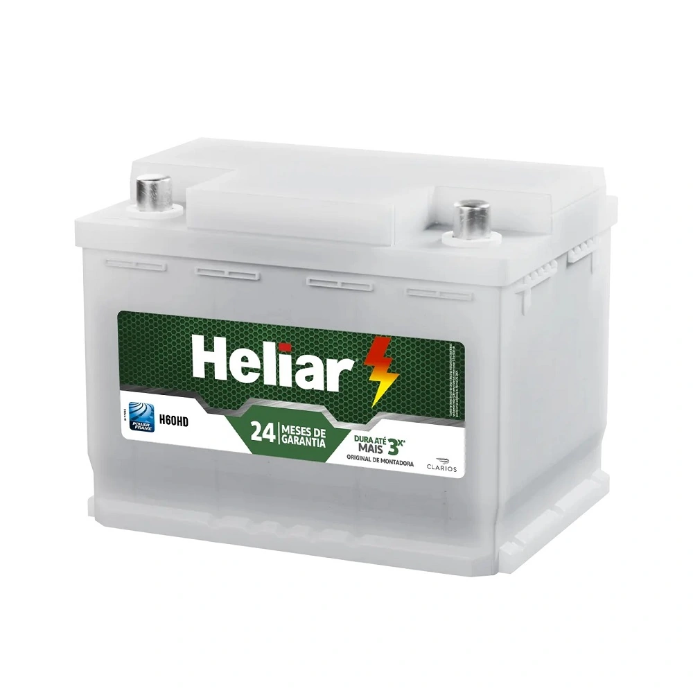Bateria 65Ah Polo Lado Direito - HELIAR H65HD