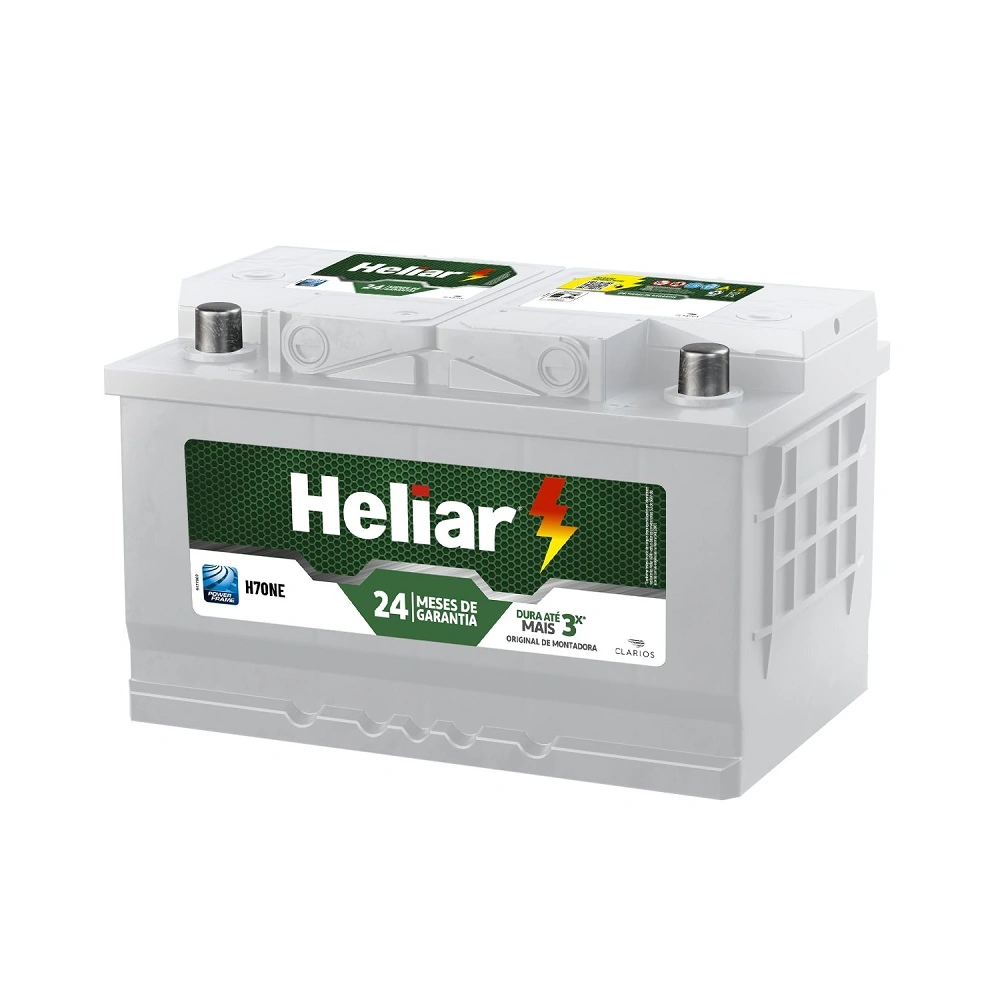 Bateria 70Ah Polo Lado Esquerdo - HELIAR H70NE