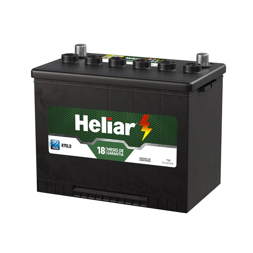 Bateria 75Ah Polo Lado Direito - HELIAR H75LD